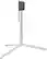 Alt View 1. LG - Gallery Floor Stand - Silver.