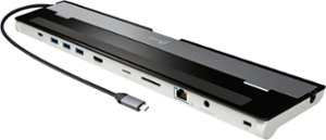 j5create - USB-C 4K HDMI Docking Station - Grey/ Black - Front_Zoom