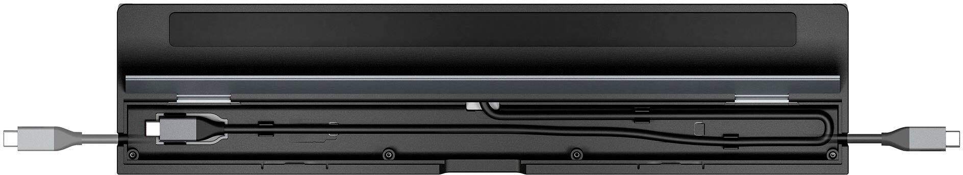 Alt View 16. j5create - USB-C 4K HDMI Docking Station with Power Delivery - Grey/ Black.