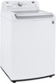 Angle Zoom. LG - 5.0 Cu. Ft. Top Load Washer - White.