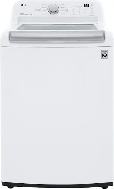 LG 5.0 Cu. Ft. High Efficiency Top Load Washer with 6Motion Technology White WT7150CW Best Buy