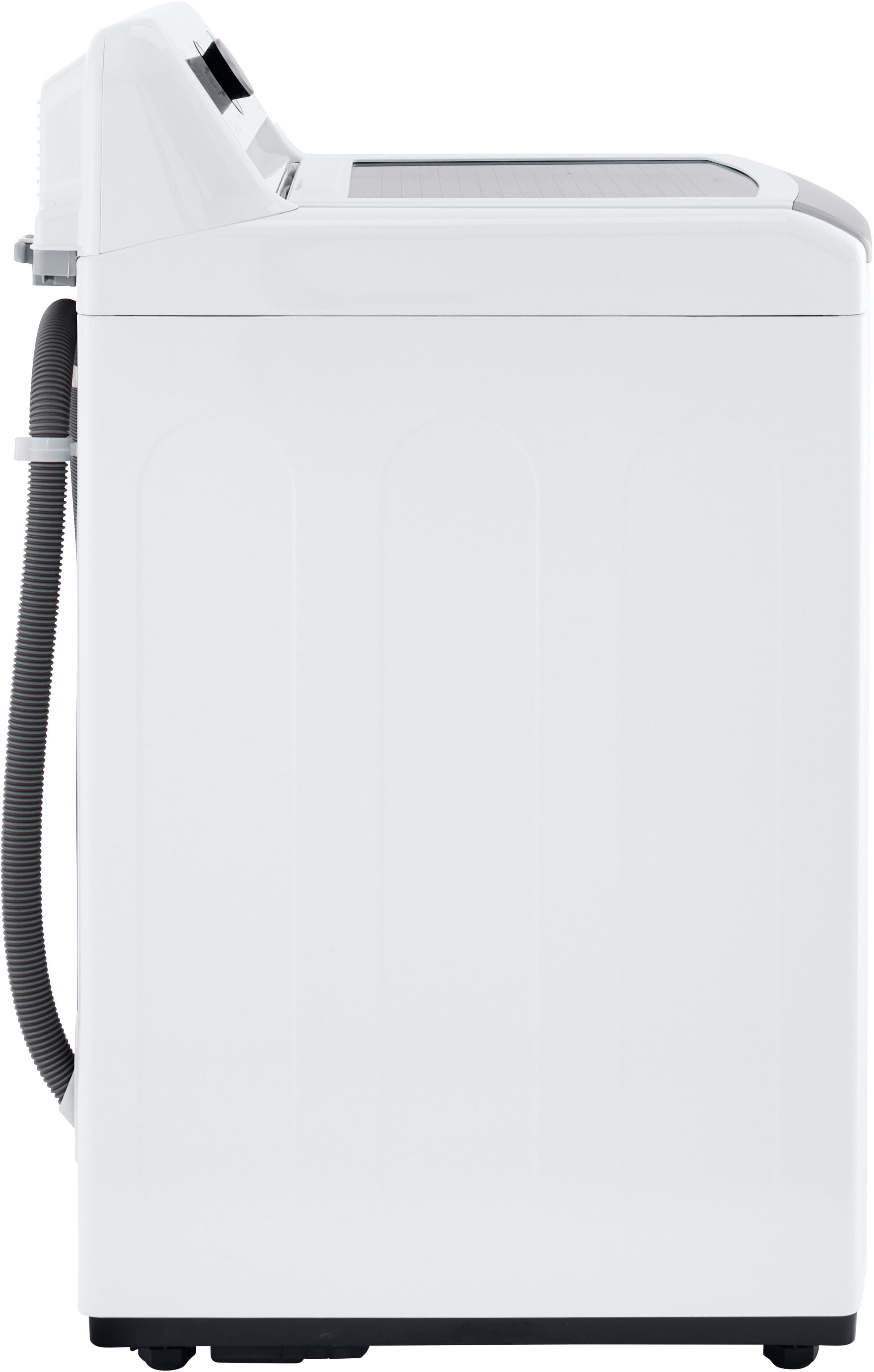 Alt View 12. LG - 5.0 Cu. Ft. High-Efficiency Top Load Washer with 6Motion Technology - White.