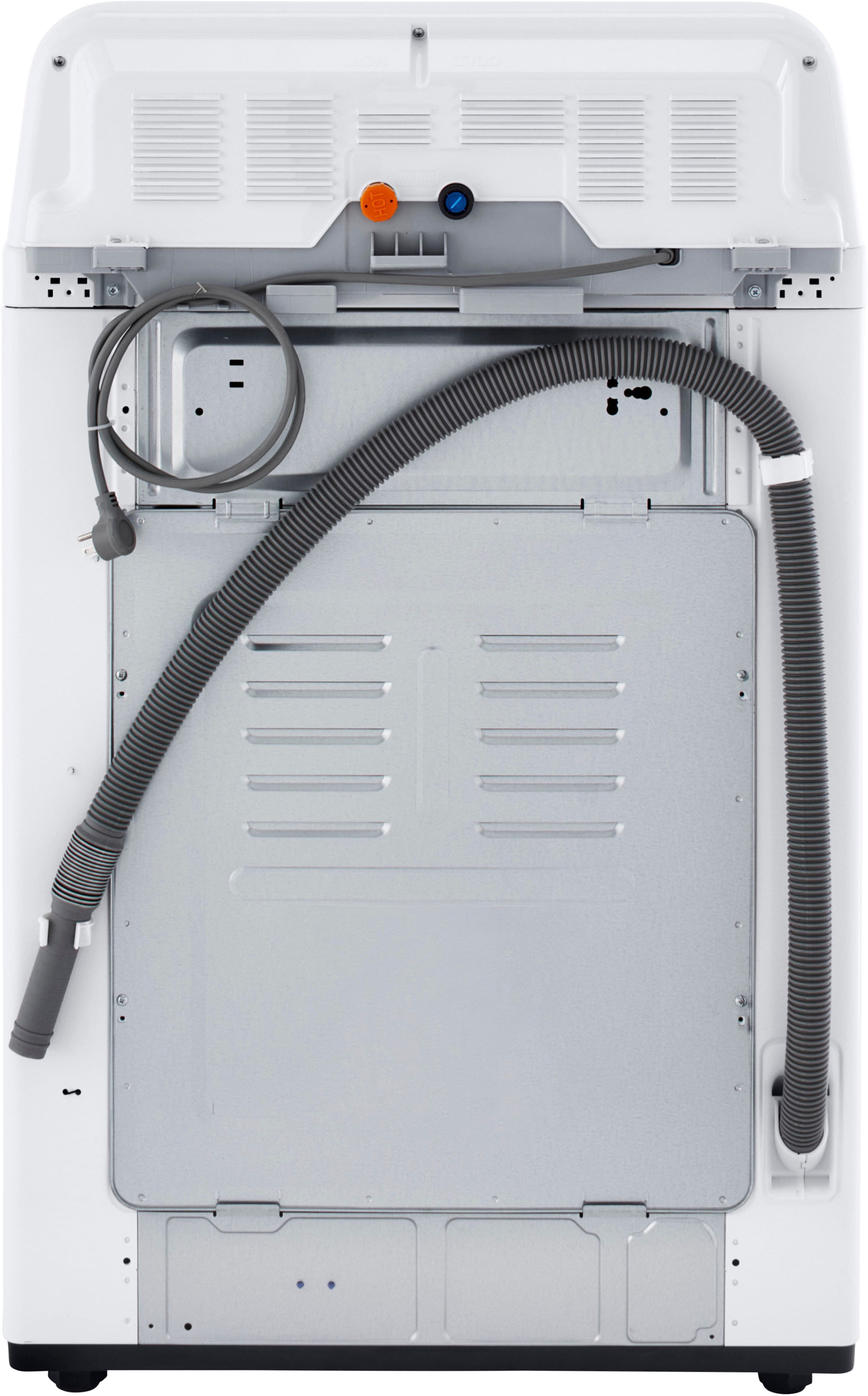 Alt View 22. LG - 5.0 Cu. Ft. High-Efficiency Top Load Washer with 6Motion Technology - White.