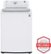 The image features a white LG washing machine, which is known for its reliability. The machine has a sticker on it that says "America's Most Reliable Line of Appliances." This indicates that the washing machine has been recognized for its dependability and quality, making it a trustworthy choice for consumers.