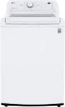 LG - 4.5 Cu. Ft. High-Efficiency Top Load Washer with TurboDrum Technology - White
