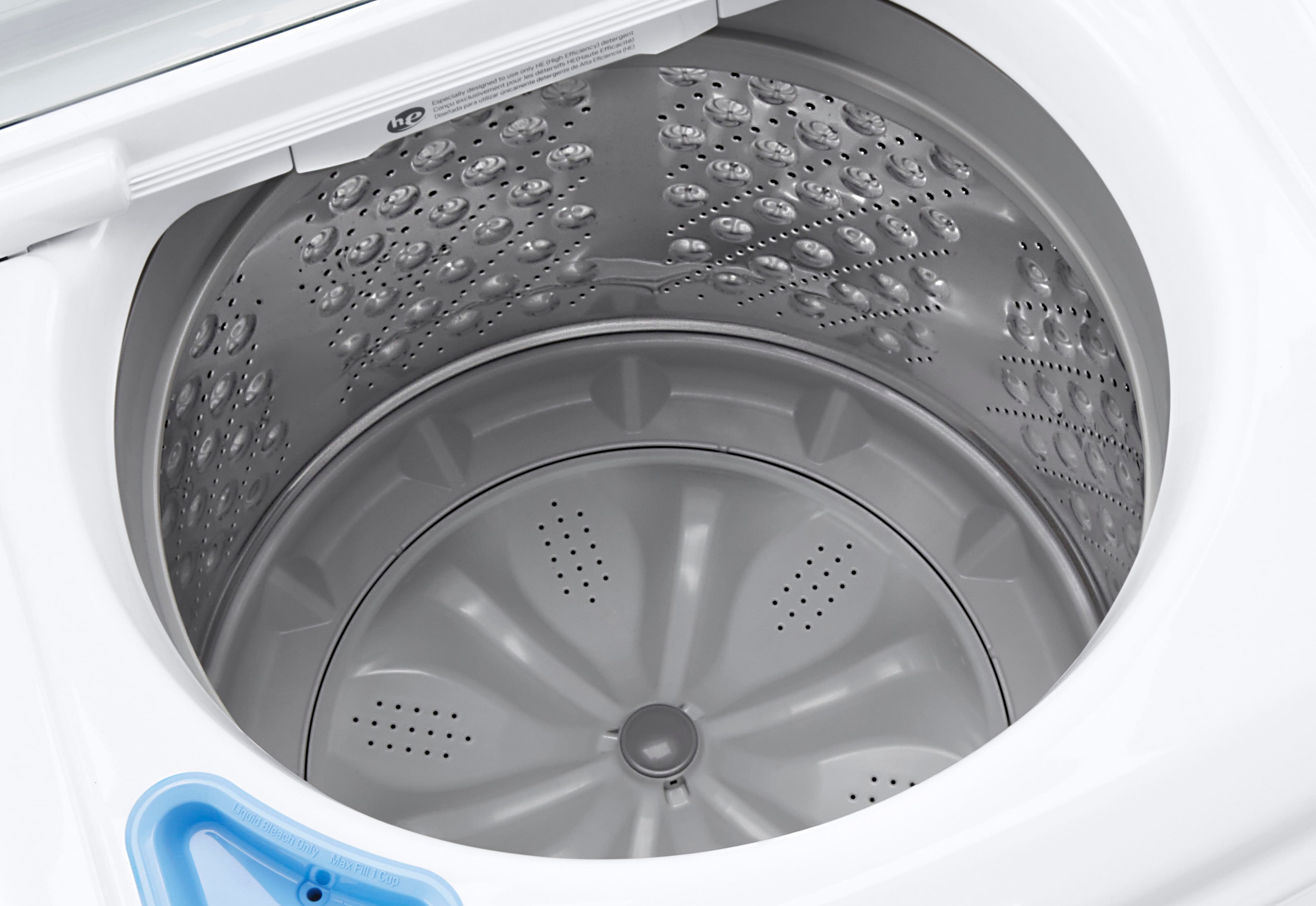Alt View 12. LG - 4.5 Cu. Ft. High-Efficiency Top Load Washer with TurboDrum Technology - White.