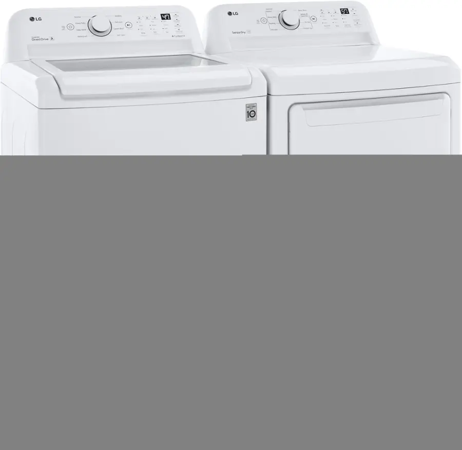 Alt View 19. LG - 4.5 Cu. Ft. High-Efficiency Top Load Washer with TurboDrum Technology - White.