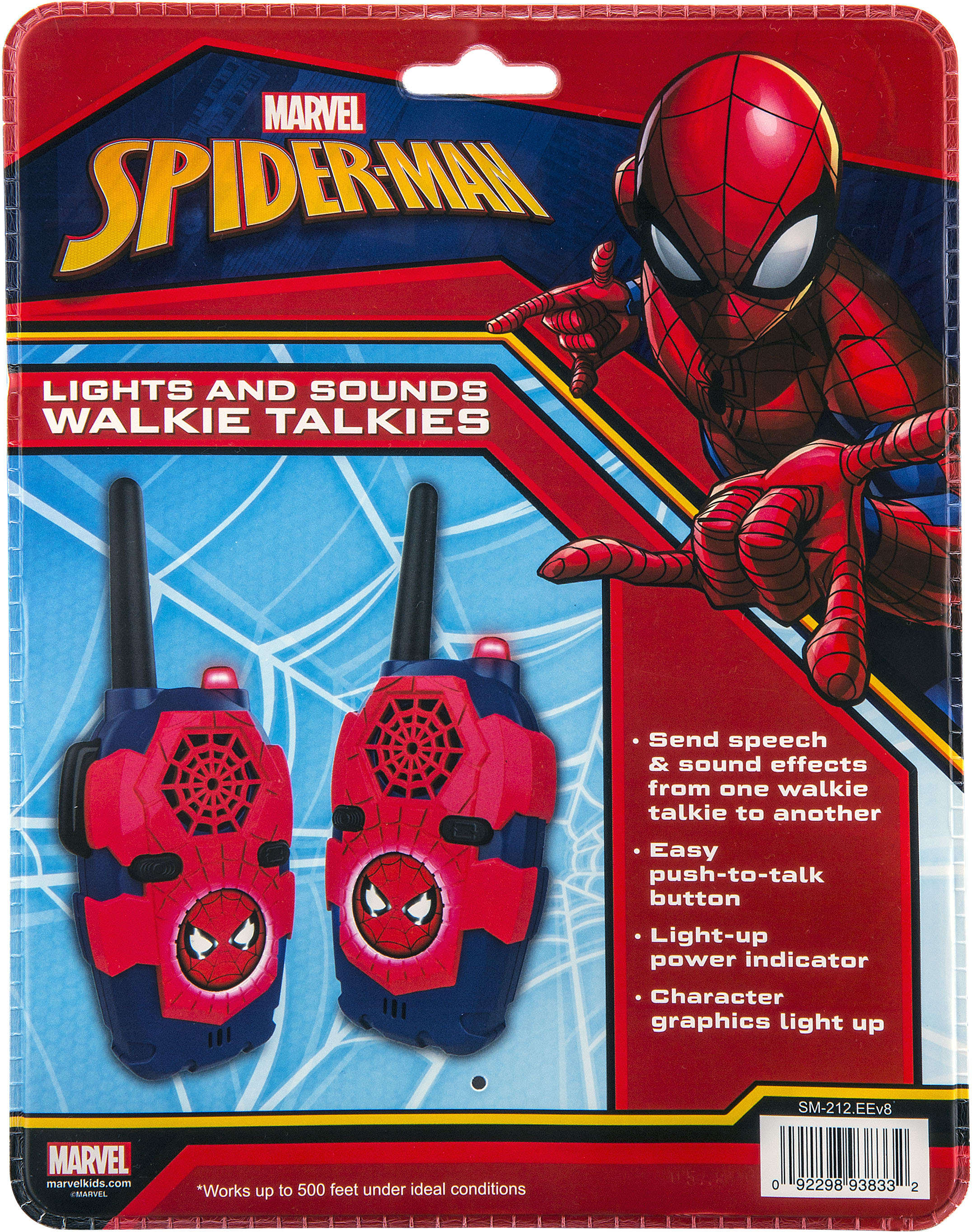 Spiderman Walkie Talkies Spidey +4 Años