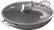 Angle. Ninja - Foodi NeverStick Premium 12-Inch Everyday Pan with Glass Lid - Gray.