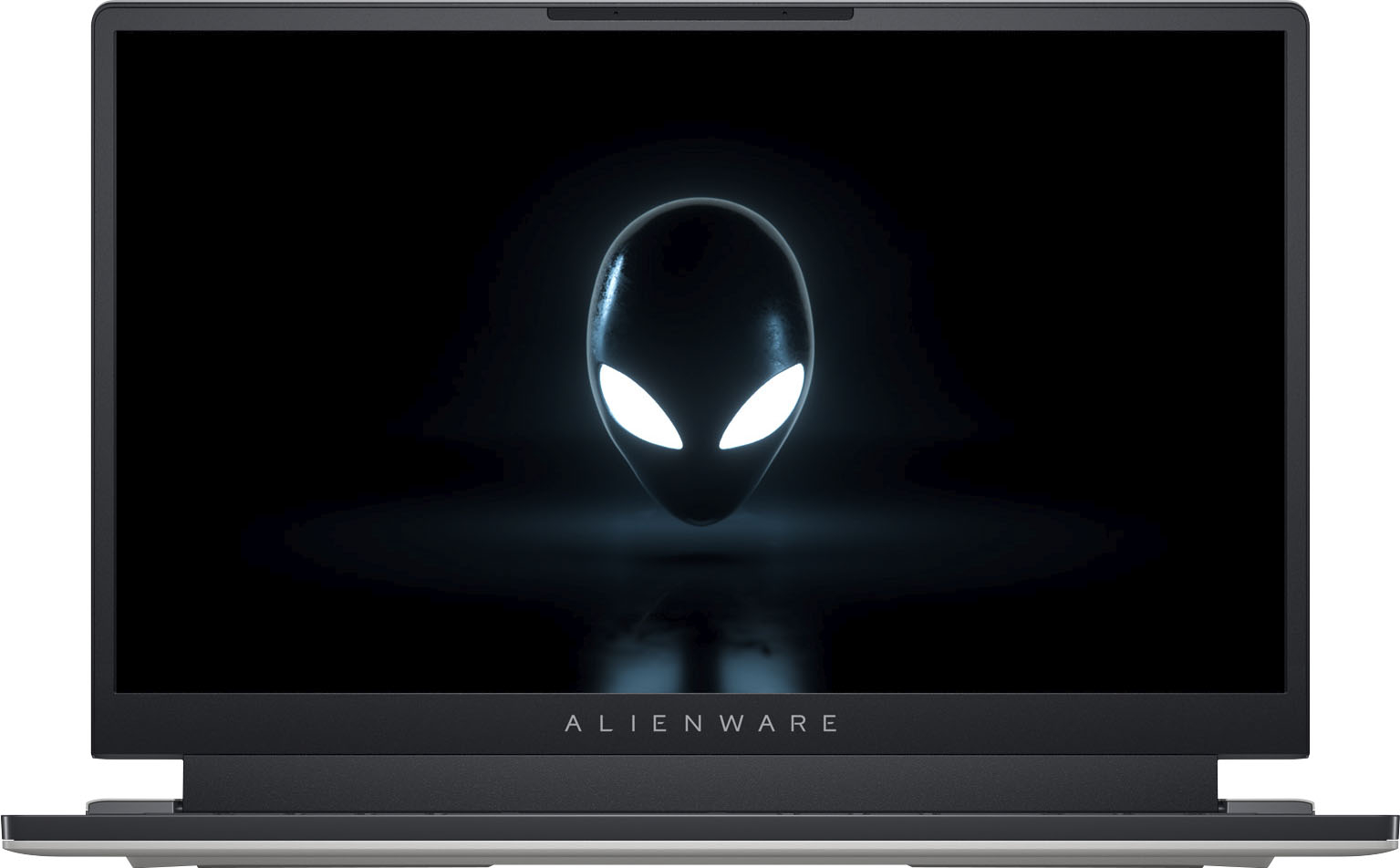 Angle View: Alienware - x15 R1 15.6" FHD Gaming Laptop - Intel Core i7 - 16GB Memory - NVIDIA GeForce RTX 3070 - 512GB Solid State Drive - White, Lunar Light