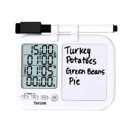 Taylor - Digital Plastic Timer with Whiteboard