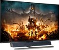 Angle Zoom. Philips - Momentum 55” LED 4K HDR Gaming Monitor with Ambiglow - Black.