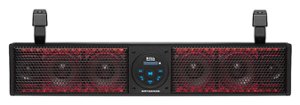 BOSS Audio - BRT26RGB ATV UTV Sound Bar, 26”, Weatherproof, Bluetooth, Amplified, 4” Speakers, Tweeters, Multicolor Illumination - Black - Front_Zoom