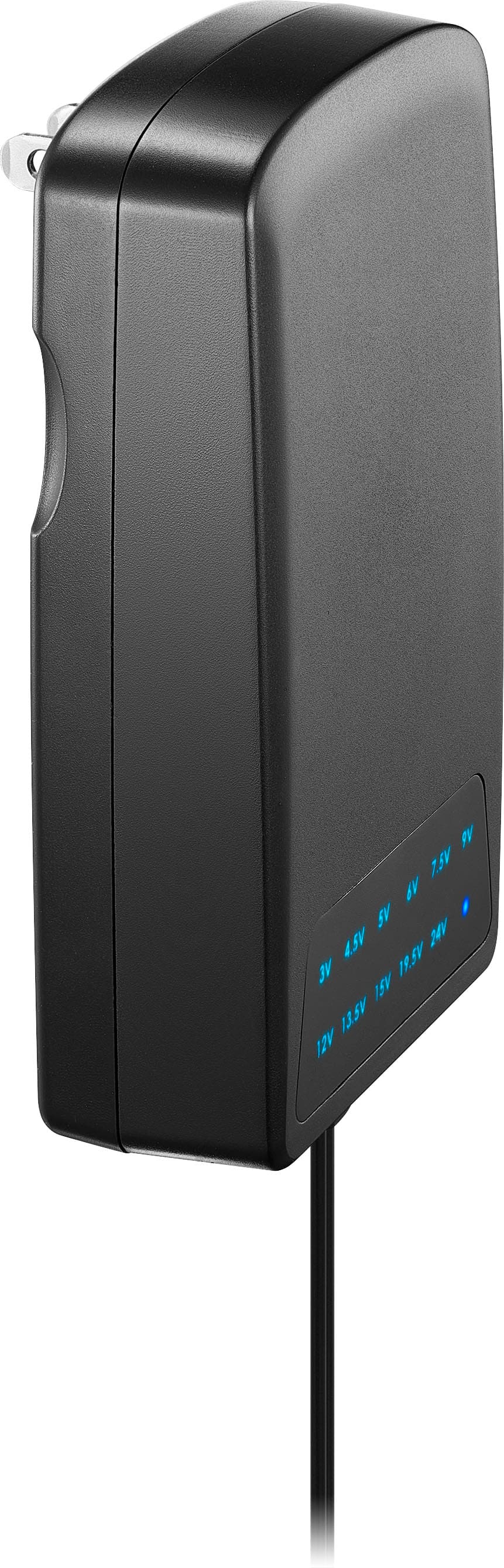 Alt View 11. Insignia™ - 3,000 mA 5’ Universal AC Adapter for High-Output Devices - Black.