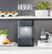 Alt View 13. GE Profile - Opal 2.0 38 lb. Portable Ice maker with Nugget Ice Production and Built-In WiFi - Black Stainless.