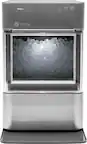 Front. GE Profile - Opal 2.0 38 lb. Portable Ice maker with Nugget Ice Production and Built-In WiFi - Stainless Steel.