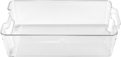 Best Buy essentials™ - Universal Large Refrigerator Storage Tray - Clear