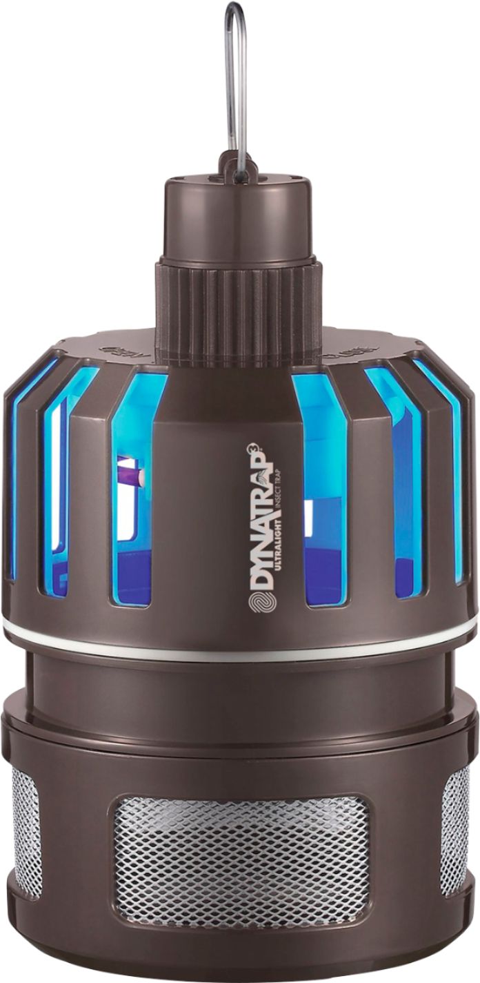 Angle View: DynaTrap - Indoor Ultralight Tungsten Insect Trap - Metallic