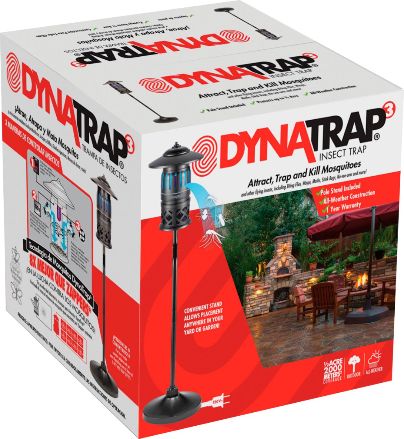 Dynatrap 1/2-Acre Mosquito & Insect Trap w/Optional Wall Mount
