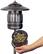 Left. DynaTrap - 1/2-Acre Decora Series Insect Trap with Pole - Metallic.