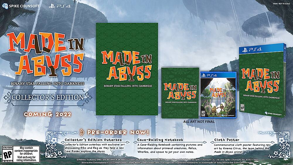 Made in Abyss: Binary Star Falling into Darkness Collector's Edition - PlayStation 4