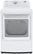 Front Zoom. LG - 7.3 Cu Ft Electric Dryer with Sensor Dry - White.