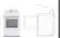 Left. LG - 7.3 Cu. Ft. Electric Dryer with Sensor Dry - White.