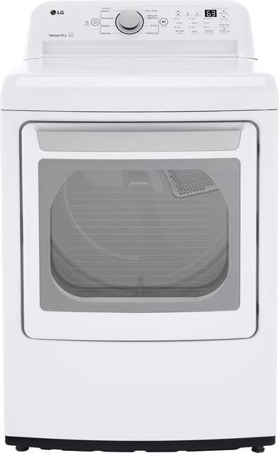LG 7.3 Cu. Ft. Smart Gas Dryer with Sensor Dry White DLG7151W