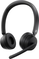 Microsoft - Modern Wireless Headset - On-Ear Headphones with Noise-Reducing Microphone, for Teams & Zoom - Black - Front_Zoom