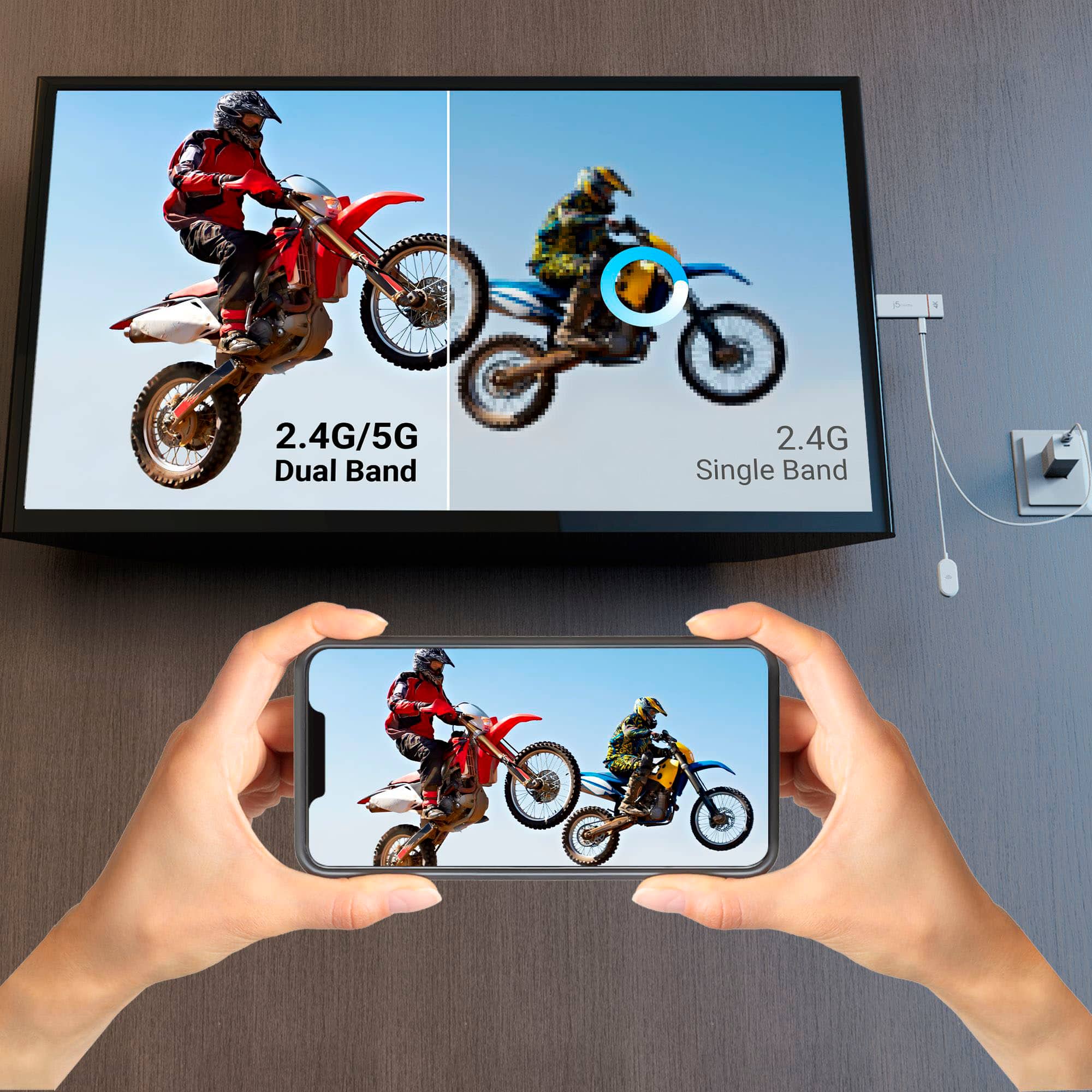 Alt View 14. j5create - ScreenCast 4K Wireless Display Adapter - White.