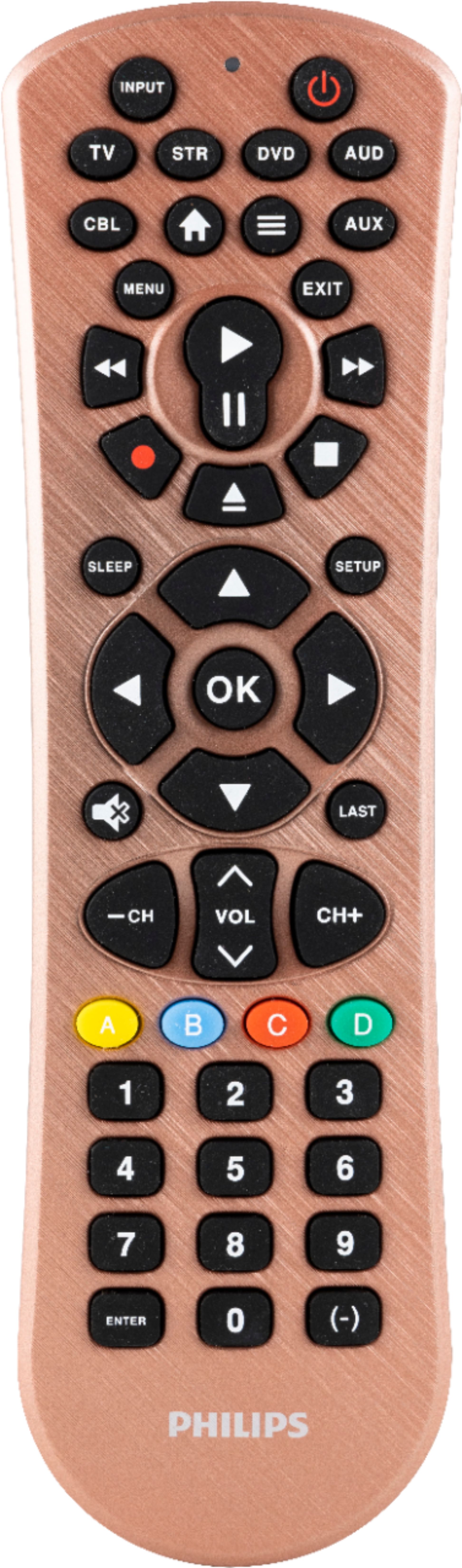Philips - 6-Device Universal Remote - Brushed Rose Gold
