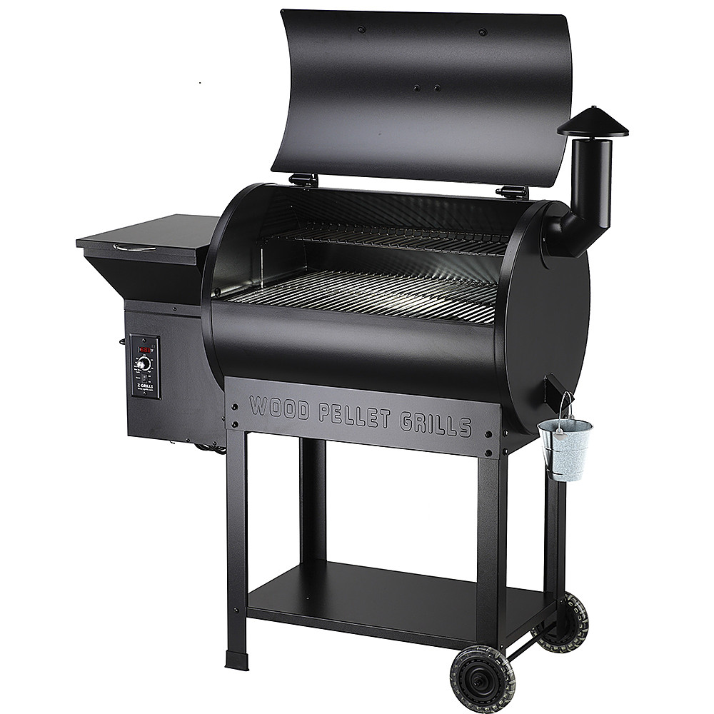 Z GRILLS 709 sq. in. Wi-Fi Wood Pellet Smart Grill and Smoker PID 2.0 in  Black ZPG-7052B - The Home Depot