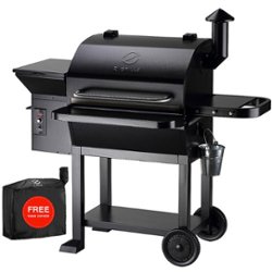 Z GRILLS - 10002B Wood Pellet Grill and Smoker - Black - Angle_Zoom