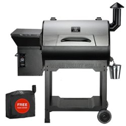 Z GRILLS - 7002C3E Wood Pellet Grill and Smoker - Bronze - Angle_Zoom