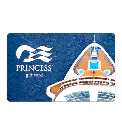 Front. Princess Cruise Lines - $50 Gift Card.