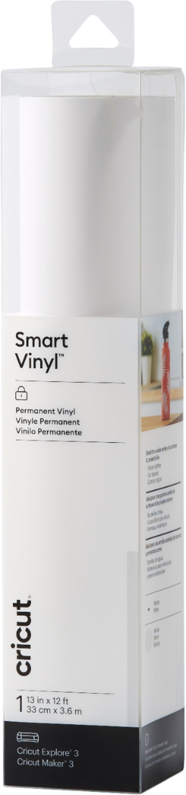 Cricut Smart Vinyl – Permanent 12 ft White 2008936 - Best Buy