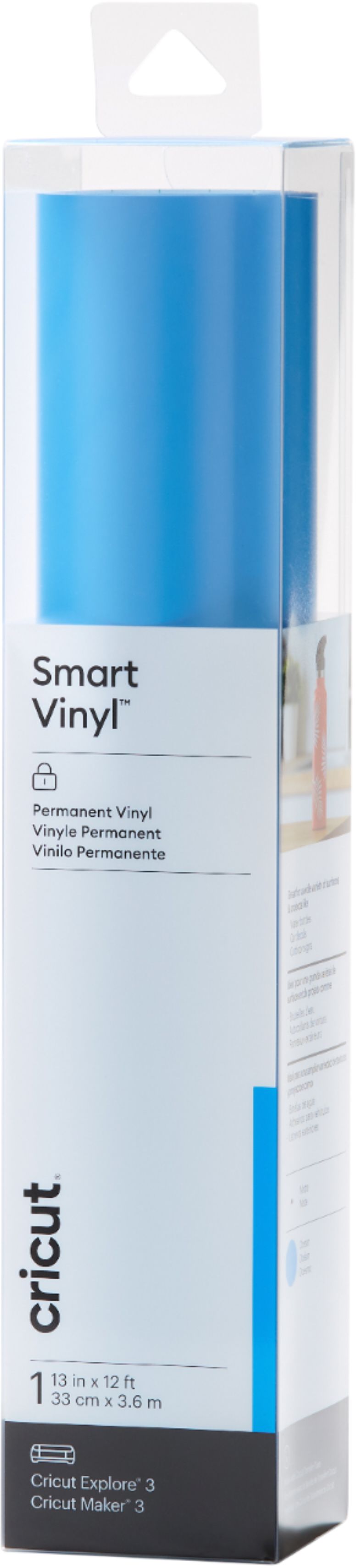 Lot of 3 Cricut Removable Smart Vinyl - White, 13 x 21 ft, Roll