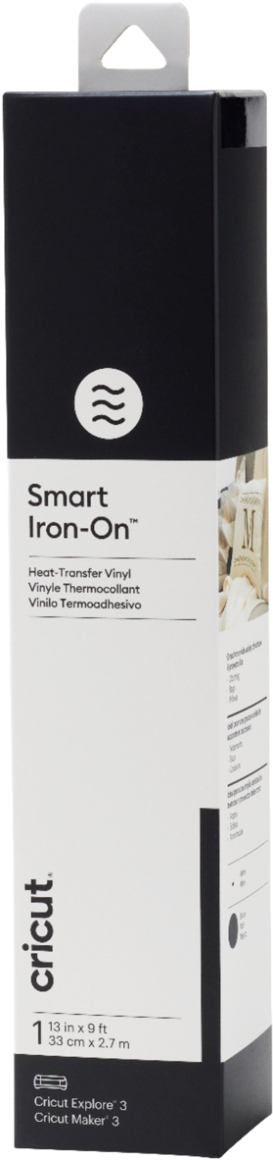 Cricut 9' Smart Iron-On Vinyl - Black