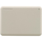 Toshiba - Canvio Advance 1TB External USB 3.0 Portable Hard Drive - White