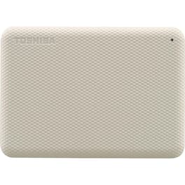 Toshiba - Canvio Advance 1TB External USB 3.0 Portable Hard Drive - White