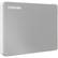 Front. Toshiba - Canvio Flex 4TB External USB 3.0 Portable Hard Drive - Silver.