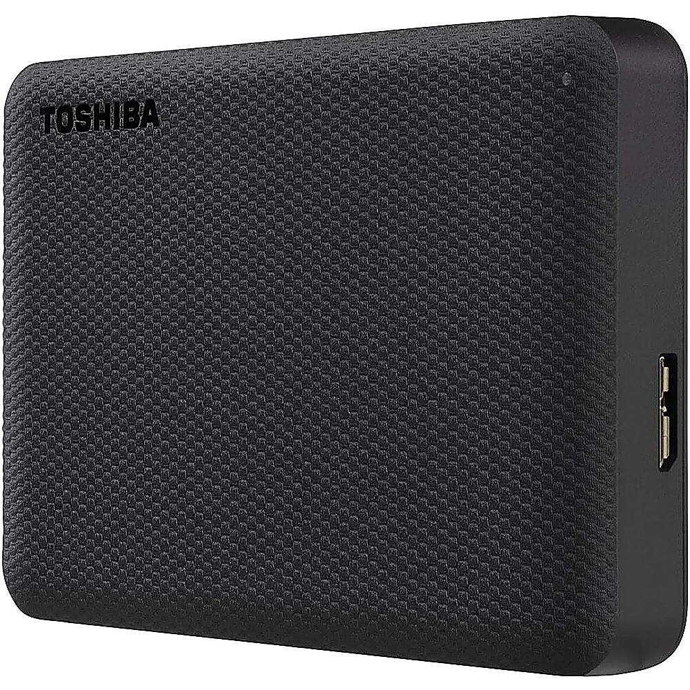 Alt View 11. Toshiba - Canvio Advance 4TB External USB 3.0 Portable Hard Drive - Black.