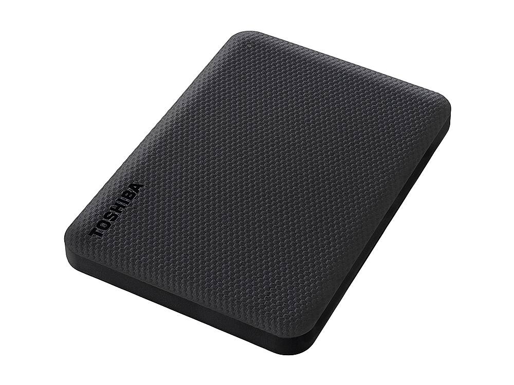 Alt View 1. Toshiba - Canvio Advance 4TB External USB 3.0 Portable Hard Drive - Black.