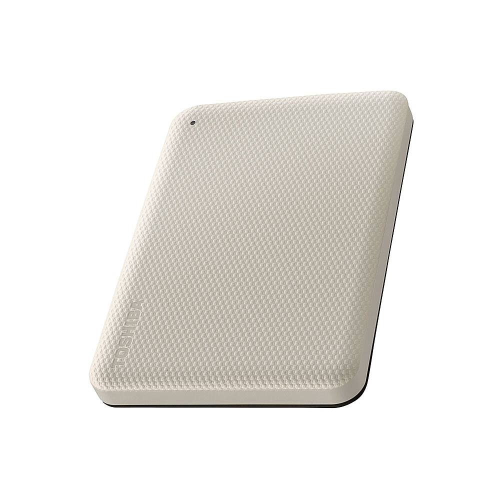 Alt View 11. Toshiba - Canvio Advance 4TB  External USB 3.0 Portable Hard Drive - White.