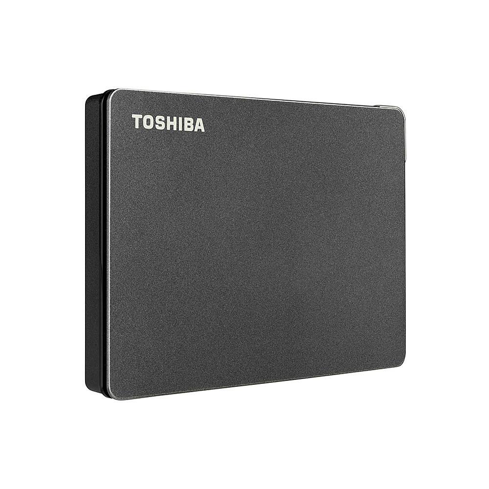 Angle. Toshiba - Canvio Gaming 1TB External USB 3.0 Portable Hard Drive - Black.