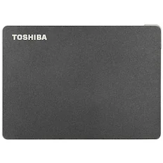 Front. Toshiba - Canvio Gaming 1TB External USB 3.0 Portable Hard Drive - Black.