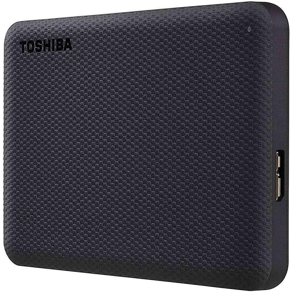 Alt View 1. Toshiba - Canvio Advance 1TB External USB 3.0 Portable Hard Drive - Red.