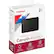 Front. Toshiba - Canvio Advance 2TB External USB 3.0 Portable Hard Drive - Black.