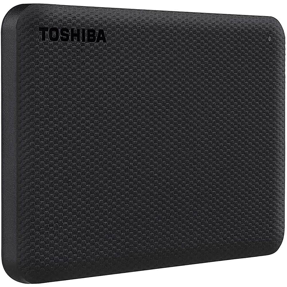 Alt View 1. Toshiba - Canvio Advance 2TB External USB 3.0 Portable Hard Drive - Red.