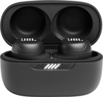 JBL - Live FreeNC+ True Wireless Noise Cancelling In-Ear Earbuds - Black - Front_Zoom